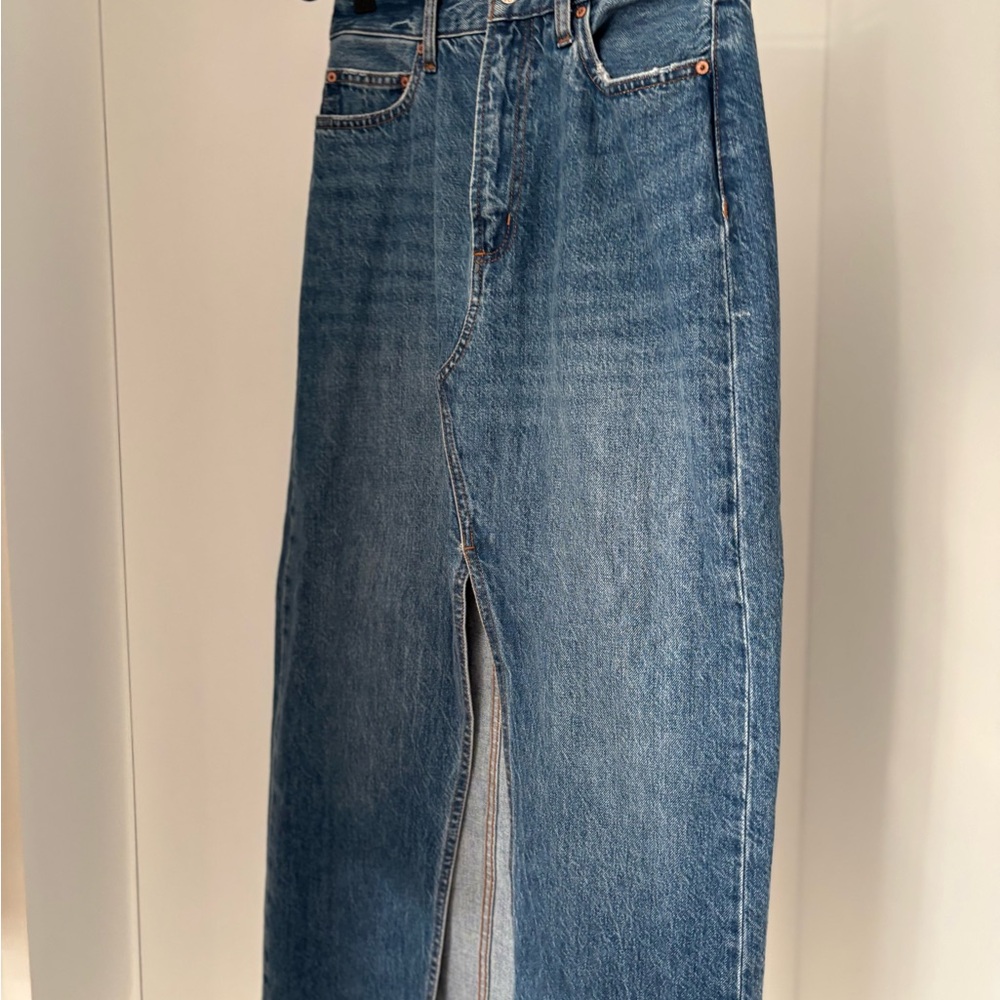 Denim Forum Blue Maxi Skirt